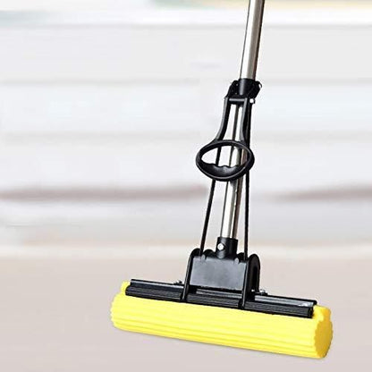 Multi-Purpose Foldable Floor Cleaning Mop With Absorbent Sponge Head